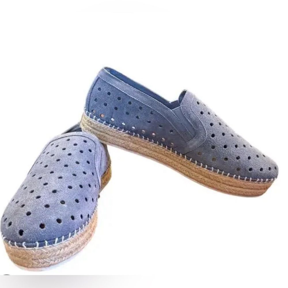 Steve Madden Blue Suede Espadrille - Size 7.5